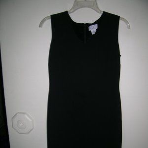 ANN TAYLOR LOFT BLACK SLEEVELESS  SHEATH Dress